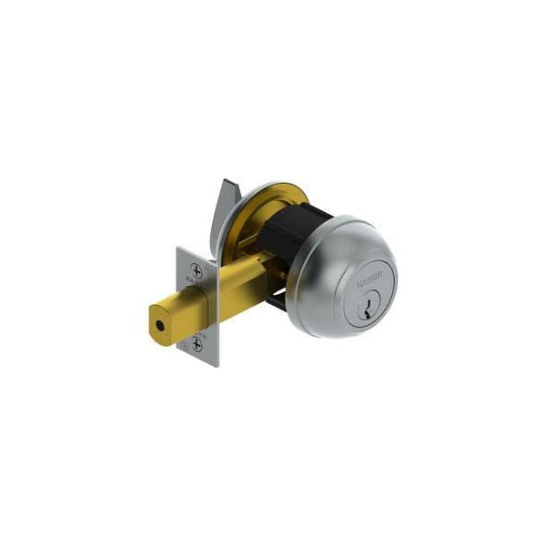 Hager Companies 3115 Grade 1 Deadlock - Cylinder X Thumbturn 2-3/4" Us26d Scc Kd 311502N26D0000CD - main